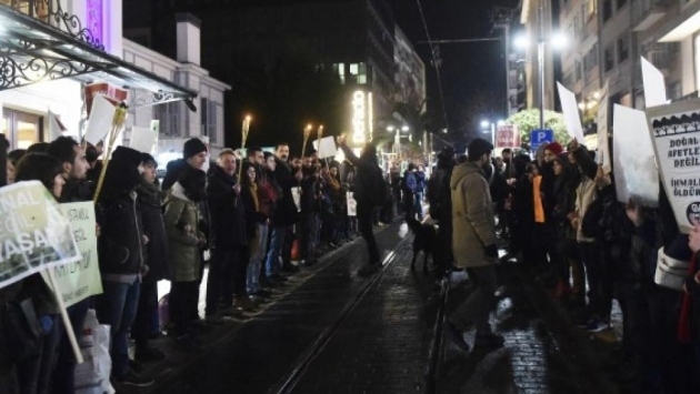 İstanbul'da Kanal İstanbul protestosuna müdahale