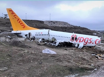 Kaza yapan uçağın pilotunun ifadesi alınıyor