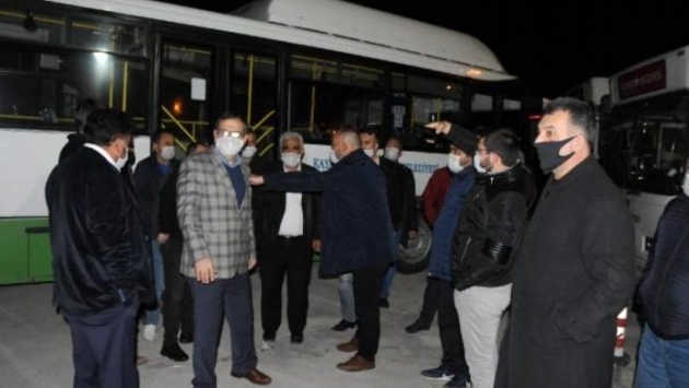 Kayseri’de 850 otobüs şoförü karantinaya alındı