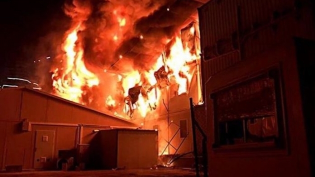 İşçilerin kaldığı konteynerda yangın: 1 işçi hayatını kaybetti