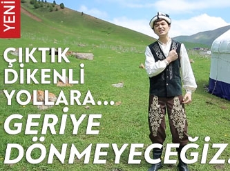Kırgız gençten duygulandıran şarkı