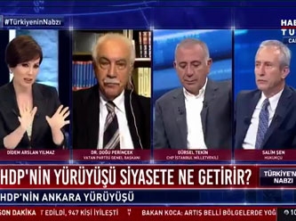 'Neden HDP'yi ekrana çıkarmıyorsunuz?' sorusuna sunucudan ilginç cevap