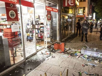 Stuttgart'ta uyuşturucu kontrolü şehri karıştırdı: Dükkanlar yağmalandı, polis dövüldü