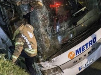 İstanbul'da otobüs kazası: 5 ölü, 25 yaralı