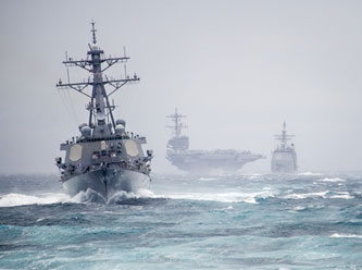 ABD savaş gemisi gerilimin sürdüğü Doğu Akdeniz’de