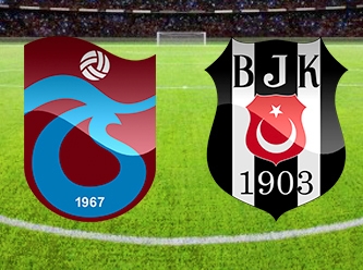 Trabzonspor - Beşiktaş mücadelesinde 4 gol vardı