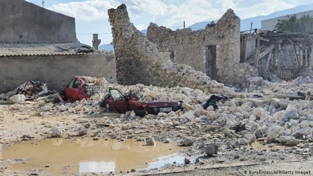 Deprem Sisam'da da yıkıma yol açtı