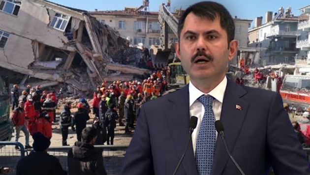 Murat Kurum: Binası az hasarlı olan vatandaşlar evlerine girebilir