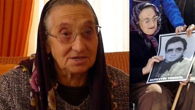 39 yıldır adalet isteyen ‘Cumartesi Annesi’ Zeycan Yedigöl vefat etti