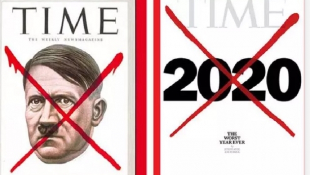 Time’dan 2020 yılına özel kapak! İlk kez Hitler için kullanılmıştı