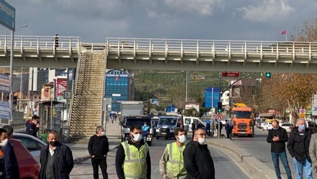 AKP’li belediye, İBB ekibinin yolunu kesti