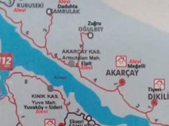 Sağlık Bakanlığının haritasında  Alevi köyleri kırmızıyla işaretlendi