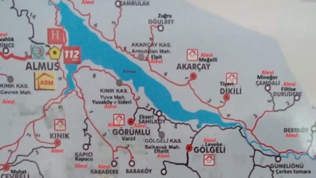 Sağlık Bakanlığı haritasında Alevi köyleri fişlendi