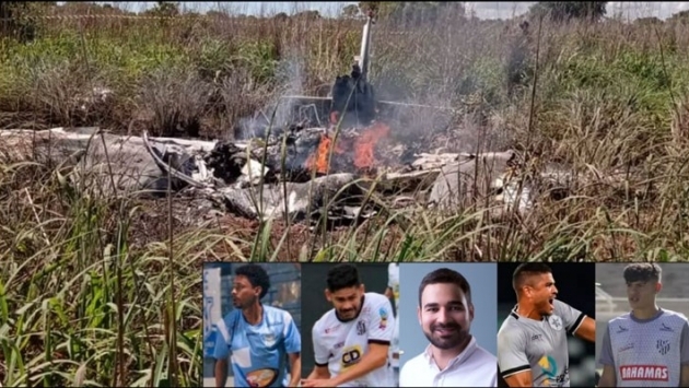 Brezilya'da kulüp başkanı ve 4 futbolcuyu taşıyan özel uçak düştü
