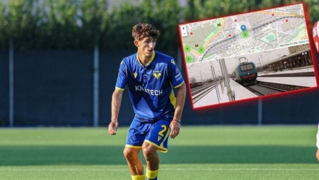 Verona’nın genç futbolcusu tren istasyonunda elektrik akımına kapıldı