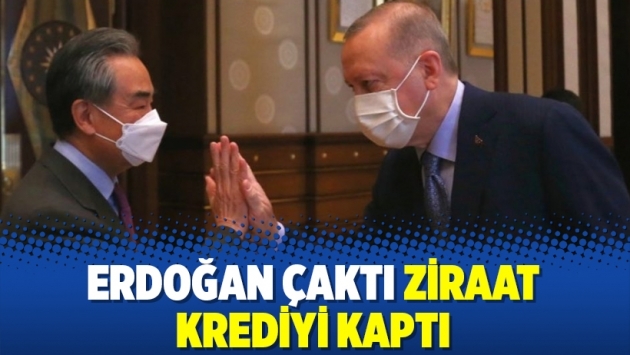 Erdoğan çaktı Ziraat krediyi kaptı