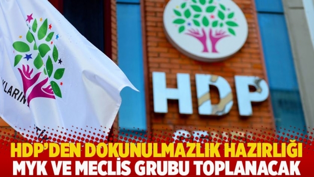 HDP’den dokunulmazlık hazırlığı: MYK ve Meclis grubu toplanacak