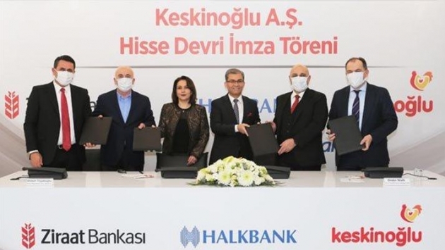 Ziraat ve Halkbank’tan Keskinoğlu’nda hisse devri