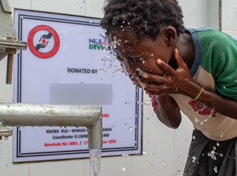 Hizmet gönüllüleri “Herkese Temiz Su ”projesiyle yüzlerini güldürdü