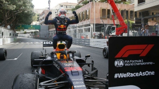 Monaco’da zafer Max Verstappen’in