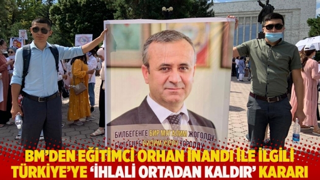 BM’den eğitimci Orhan İnandı ile ilgili Türkiye'ye 'ihlali ortadan kaldır' kararı