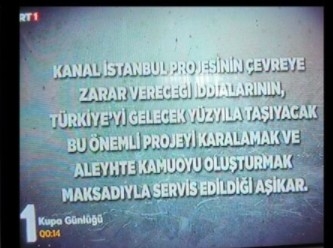 Milli maç yaynında Kanal İstanbul propagandası