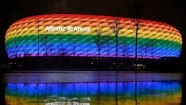 UEFA’dan Allianz Arena’da gökkuşağı renklerine yasak!