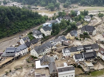 Fotoğraflarla Almanya'daki sel felaketi