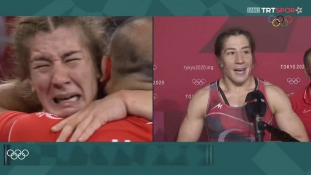 TRT’nin bronz madalya kazanan güreşçi için kullandığı küçümseyici ifade büyük tepki çekti