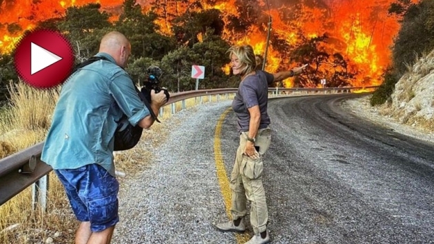 Çökertme'de yangını takip eden Sky News muhabiri: Öfke ve çaresizlik hissi var