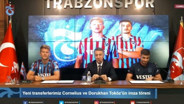 Trabzonspor, Adreas Cornelius’un bonservis bedelini ve maaşını KAP’a bildirdi