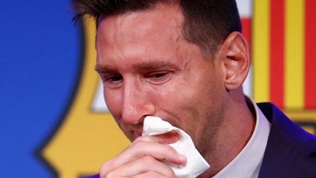 Messi’nin gözyaşları 10 bin dolardan satışa çıkarıldı