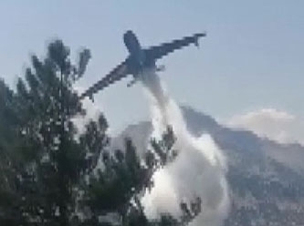 Kahramanmaraş’ta yangın söndürme uçağı düştü