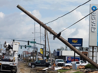 Ida Kasırgası Louisiana'da Etkisini Gösteriyor