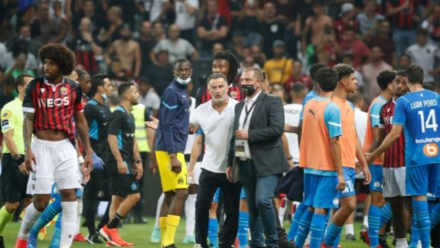 Yarıda kalan Nice-Olympique Marsilya maçında tarafların cezaları belli oldu