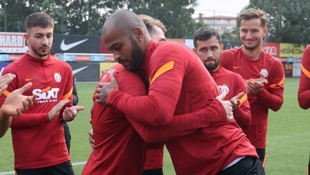 Galatasaray’da Marcao ile Kerem Aktürkoğlu takım önünde barıştı