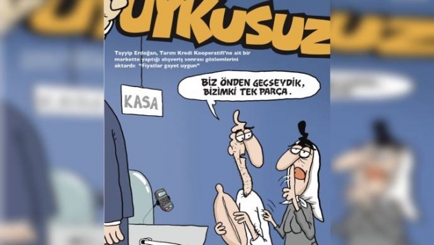 Uykusuz’dan Erdoğan göndermeli çarpıcı market kapağı