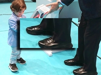 Yürüme ve denge problemleri artık saklanamayan Erdoğan'a özel ayakkabı