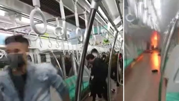 ‘Joker’ kostümlü saldırgan Tokyo’da metroyu ateşe verdi