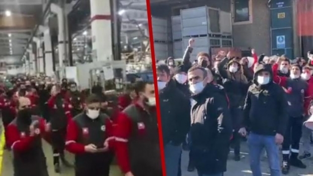 İşçiler kendilerini fabrikaya kapattı, polis baskınıyla 200’ü gözaltına alındı