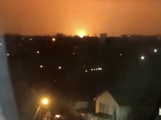 Ukrayna'nın Donetsk kentinde birden fazla patlama sesi