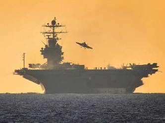 Dev ABD uçak gemisi Ege sularında: Görev tanımı ilginç