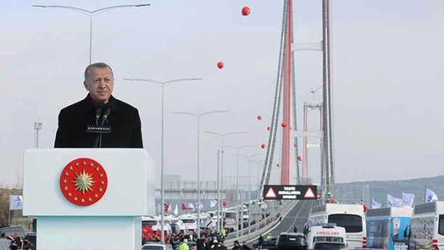 Erdoğan, Çanakkale Köprüsü'nün geçiş ücretini açıkladı
