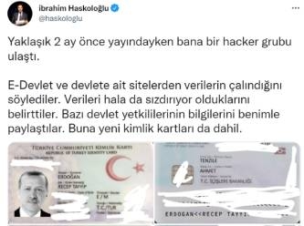 Haskoloğlu'nun tutuklanması, inkar edilen E-devlet sızıntısını doğruluyor