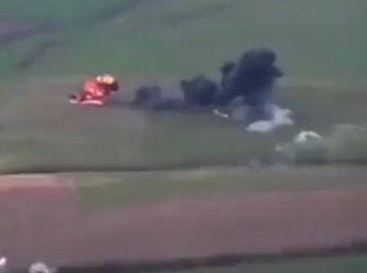 Ukrayna, Rus helikopterin düşürülme görüntülerini paylaştı
