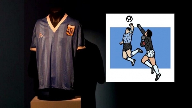 Maradona’nın ‘Tanrı’nın Eli’ golünü atarken giydiği forma satıldı!
