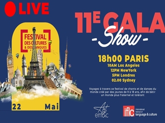 Fransa Dil ve Kültür Festivali'nin galası bu akşam YouTube'da canlı yayında