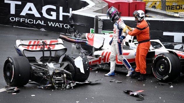 Formula 1 Monaco Monte Carlo GP’sinde korkunç kaza