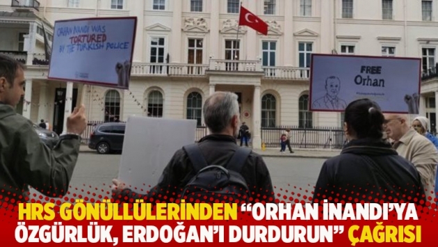 HRS gönüllülerinden “Orhan İnandı’ya özgürlük, Erdoğan’ı durdurun” çağrısı