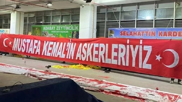 Türkiye Litvanya maçında ‘Mustafa Kemal’in askerleriyiz’ pankartına yasak